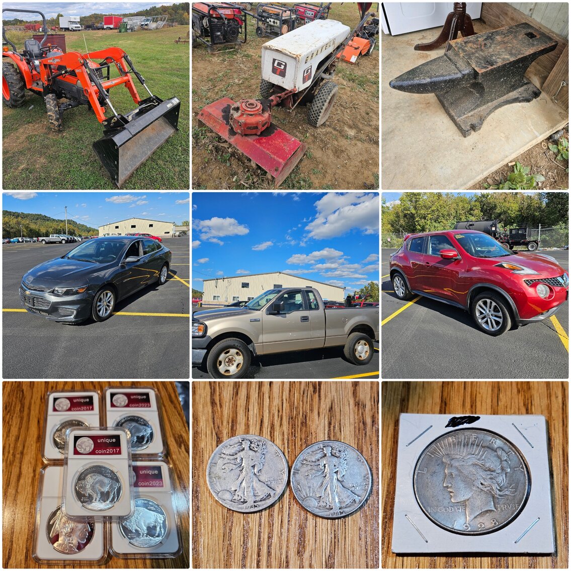 Image for Milton, WV – Vehicles, Tools, Antiques, Furniture, Coins, Case XX Knives, and more!