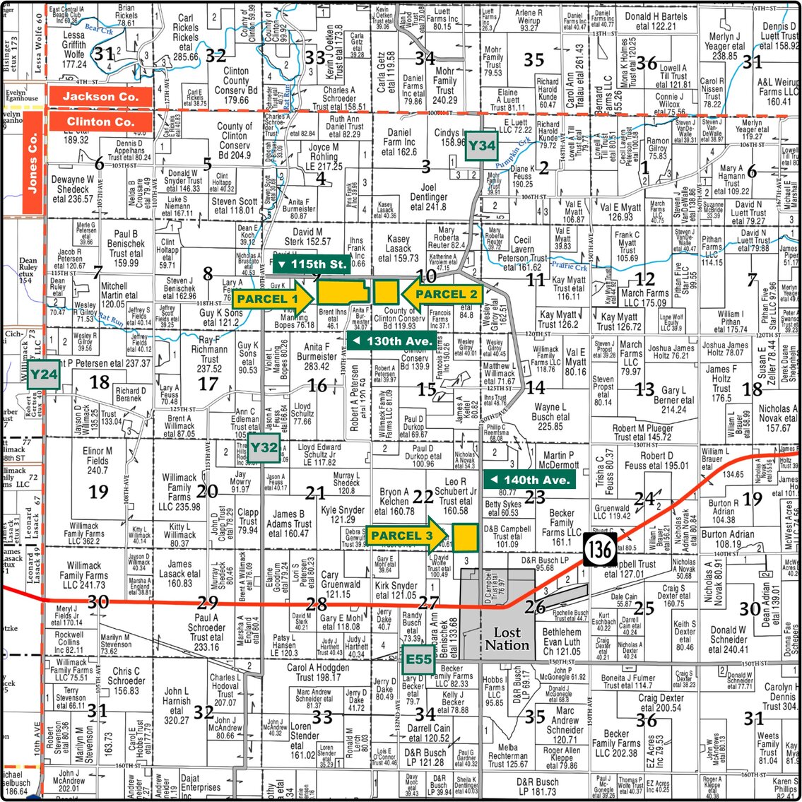 Image for Closed- Clinton Co., IA - 156.44 Ac., m/l (010-2720)