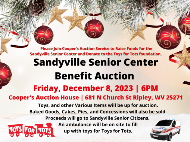 Image for 2023 SANDYVILLE SENIOR CENTER BENEFIT AUCTION