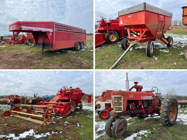 Farm Equipment: Tractors, Trailers, Balers, Rakes