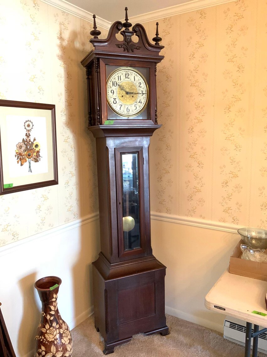 Image for Sterling Silver, Gold Jewelry, EA Clore, Tall Case Clock, Maple Furniture - Virtual Auction