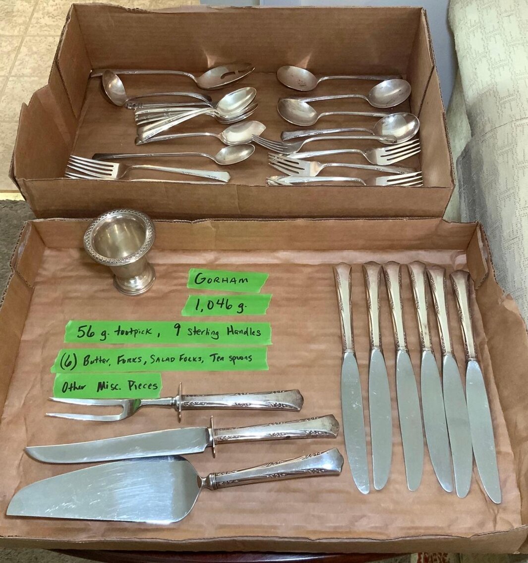 Image for Sterling Silver, Gold Jewelry, EA Clore, Tall Case Clock, Maple Furniture - Virtual Auction