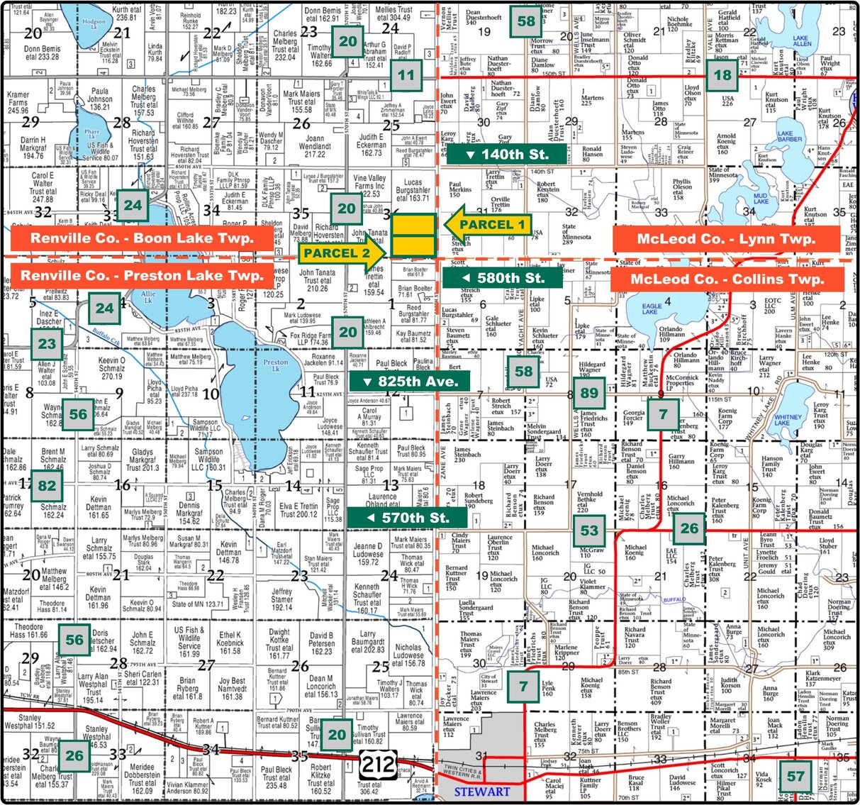 Image for Closed - Renville Co., MN - 165.31 Ac., m/l (190-0198)