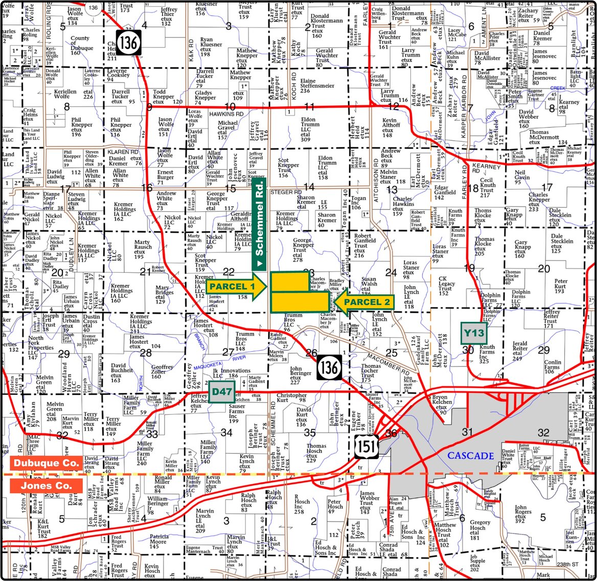 Image for Sale Pending - Dubuque Co., IA - 200.00 Ac., m/l (010-2738)