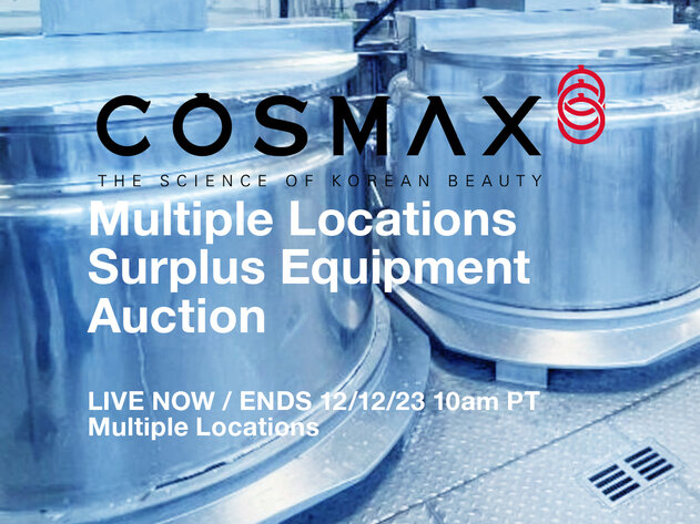 Image for Cosmax Multiple Locations Surplus Equipment