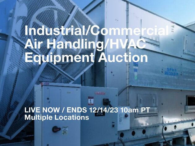 Image for Industrial/Commercial Air Handling/HVAC Equipment Auction