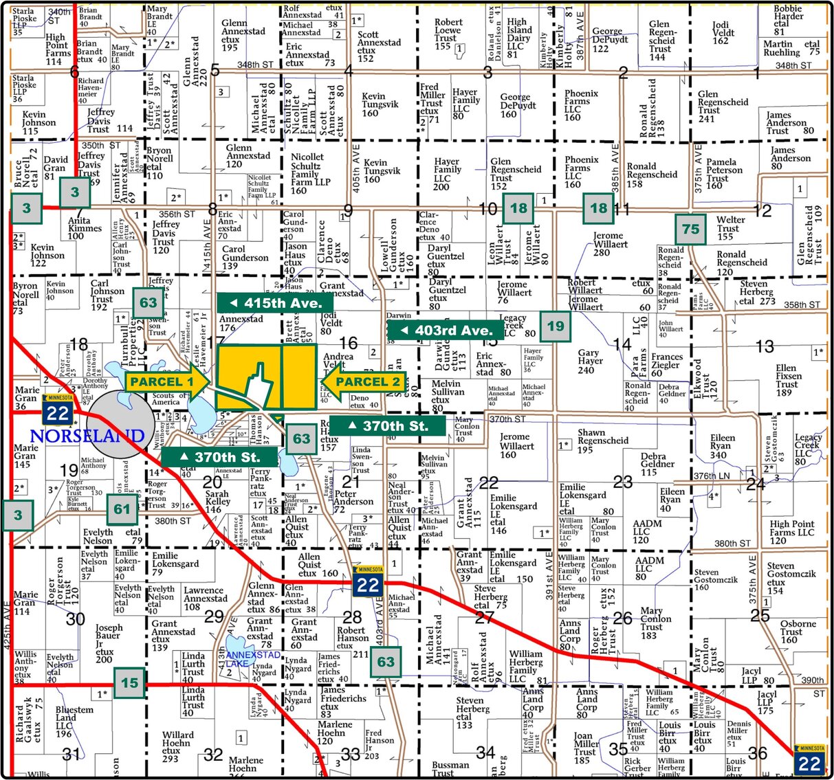 Image for Closed- Nicollet Co., MN - 225.58 Ac., m/l (190-0226)