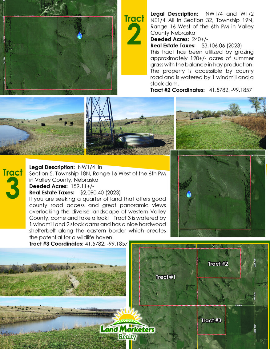 Image for 1,038.89+/- Acres in Valley County, NE Offered in 3 Tracts