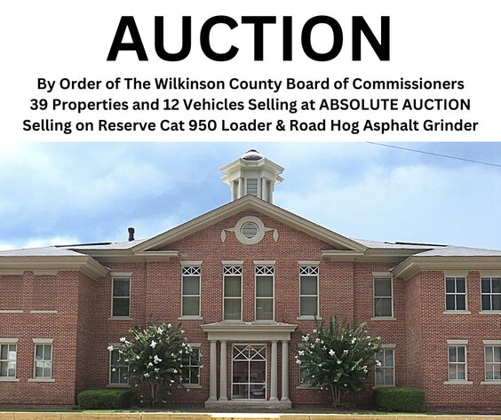 Image for LIVE AUCTION - By Order of The Wilkinson County Board of Commissioners
