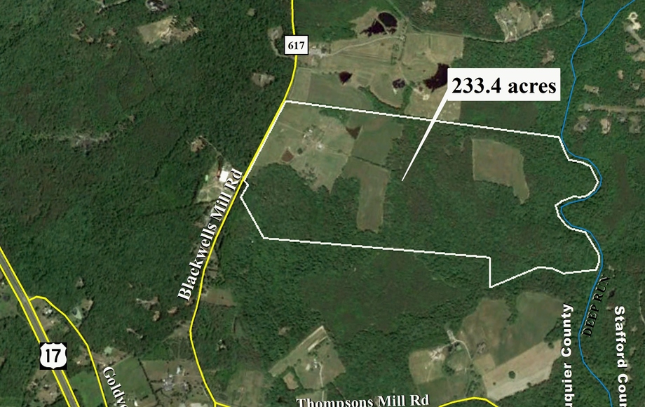Image for 233 +/- Acres of Prime Land in Fauquier County, VA.  Only $500K Starting Bid!!