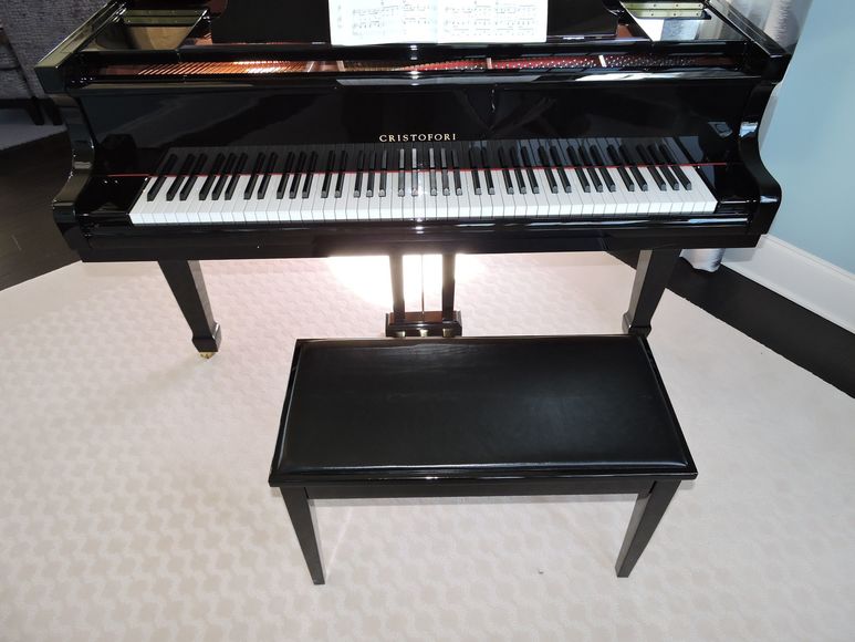 Image for Cristofori Ebony Baby Grand Piano - Van Metre Homes Auction