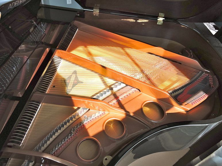 Image for Cristofori Ebony Baby Grand Piano - Van Metre Homes Auction