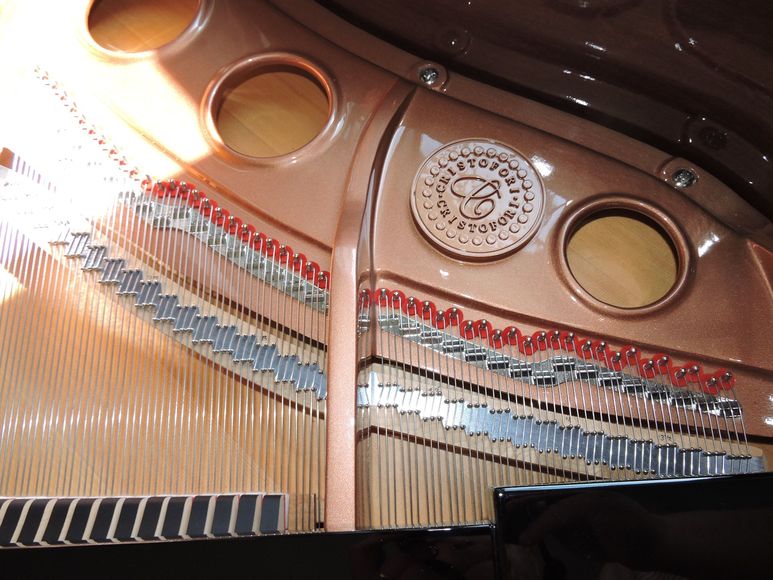 Image for Cristofori Ebony Baby Grand Piano - Van Metre Homes Auction