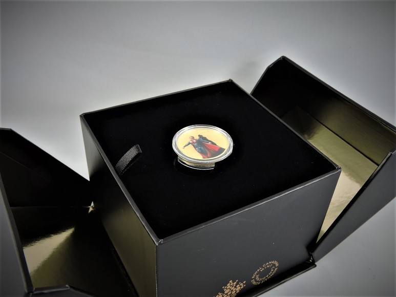 Image for SUPER HEROES TM The Trinity SUPERMAN, BATMAN, WONDER WOMAN - DAWN OF JUSTICE -  RCM Coins