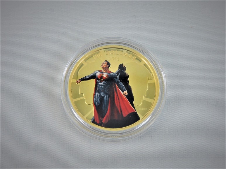 Image for SUPER HEROES TM The Trinity SUPERMAN, BATMAN, WONDER WOMAN - DAWN OF JUSTICE -  RCM Coins