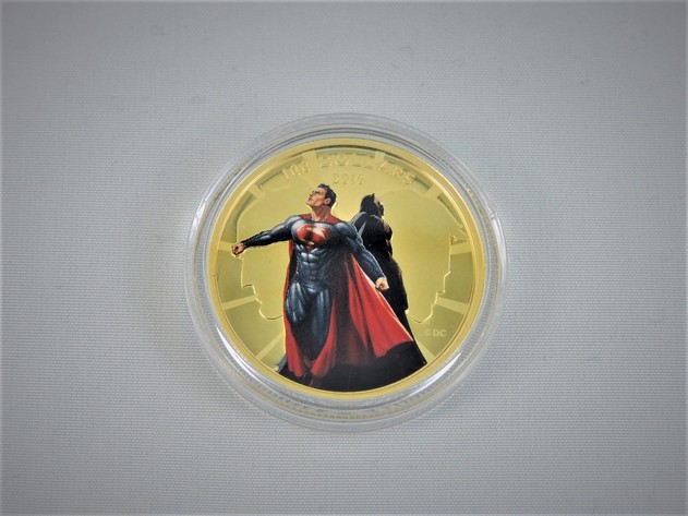 Image for SUPER HEROES TM The Trinity SUPERMAN, BATMAN, WONDER WOMAN - DAWN OF JUSTICE -  RCM Coins