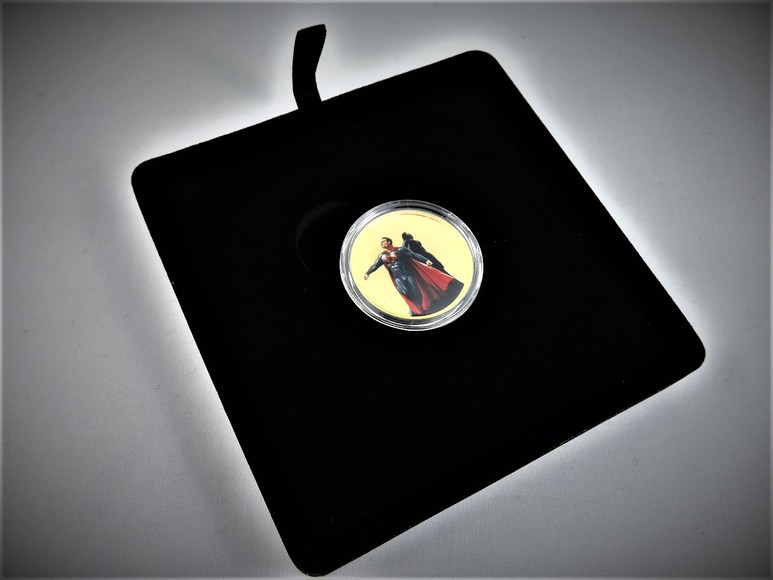 Image for SUPER HEROES TM The Trinity SUPERMAN, BATMAN, WONDER WOMAN - DAWN OF JUSTICE -  RCM Coins