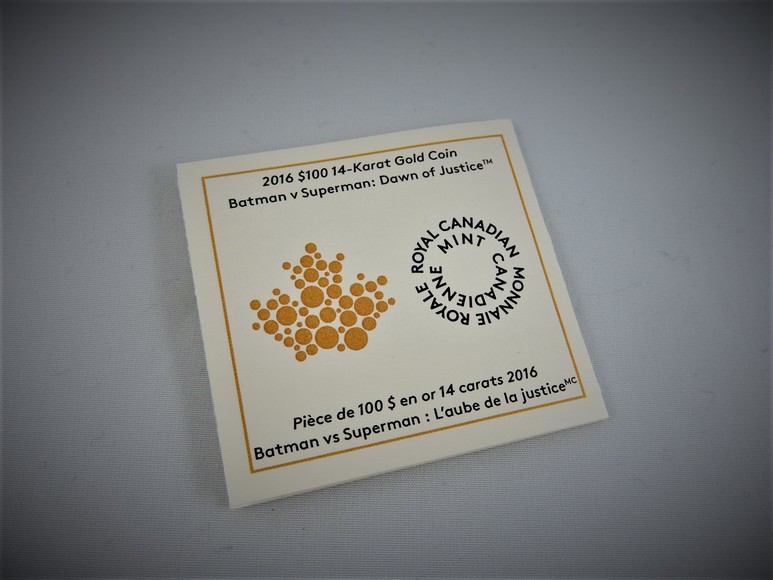 Image for SUPER HEROES TM The Trinity SUPERMAN, BATMAN, WONDER WOMAN - DAWN OF JUSTICE -  RCM Coins