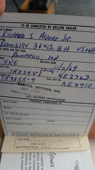 Image for 1969 Jaguar E type convertible