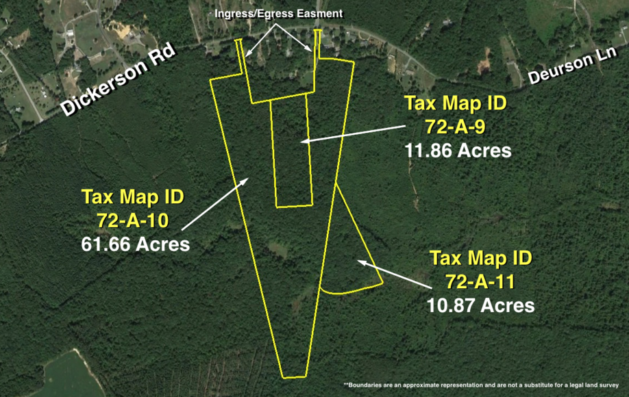 84 +/ ACRES OF TIMBER LAND ZONED A3SPOTSYLVANIA COUNTY, VA