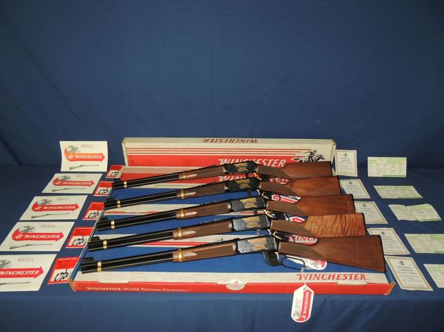 Image for Extremely Rare Winchester Commemorative Five Gun Set