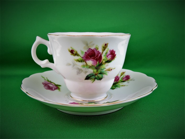 Image for TEA TIME DELICATE CHINA CUPS AND SAUCERS BRITISH JAPAN CHINA EUROPE