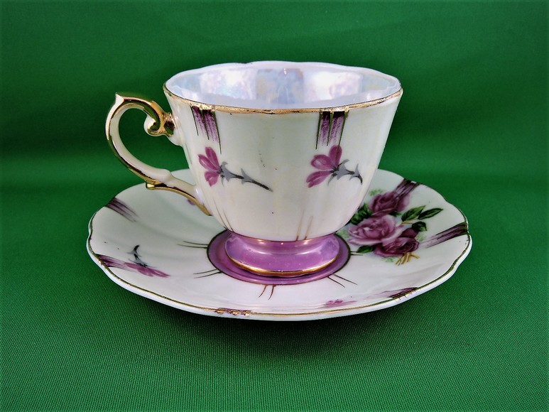 Image for TEA TIME DELICATE CHINA CUPS AND SAUCERS BRITISH JAPAN CHINA EUROPE