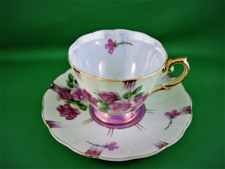 Image for TEA TIME DELICATE CHINA CUPS AND SAUCERS BRITISH JAPAN CHINA EUROPE