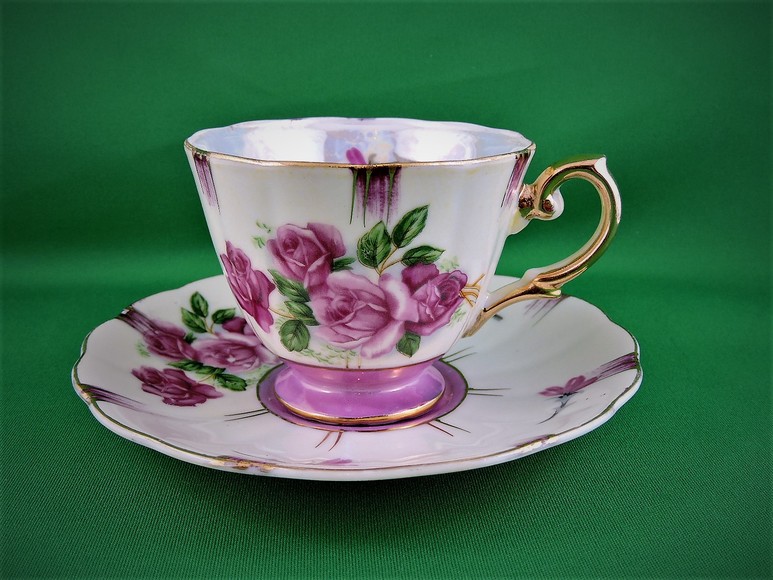 Image for TEA TIME DELICATE CHINA CUPS AND SAUCERS BRITISH JAPAN CHINA EUROPE