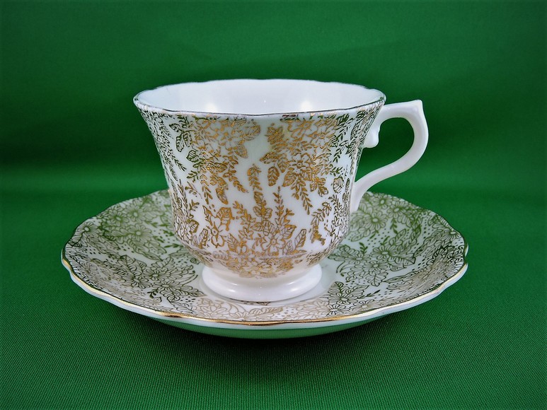 Image for TEA TIME DELICATE CHINA CUPS AND SAUCERS BRITISH JAPAN CHINA EUROPE