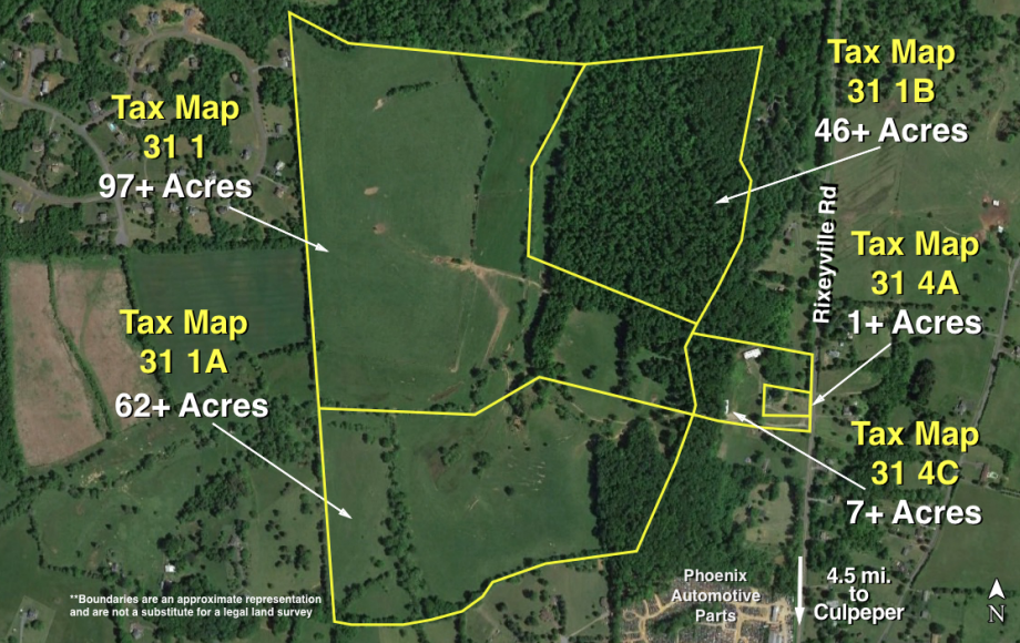 Image for 5 Adjacent Parcels in Culpeper County, VA—Offered in Individual Tracts & Combinations