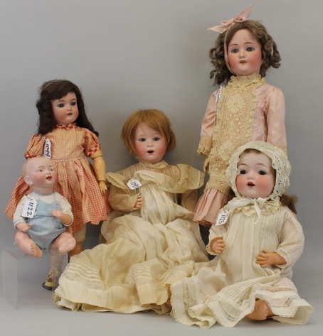 Image for Online Only - Antique German Bisque Dolls & Body Parts: 1-16-18