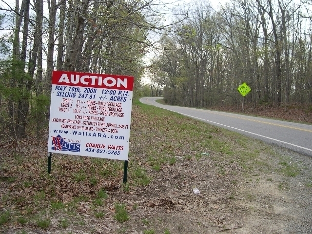 Image for Auctioning Three Tracts of Land on the Staunton River!