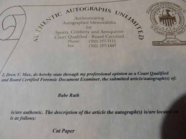 Image for Quality Autographs & Jewelry Auction- Online Only!