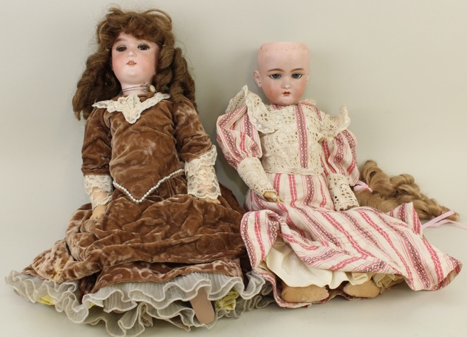 Image for Online Only - Antique German Bisque Dolls & Body Parts: 1-16-18