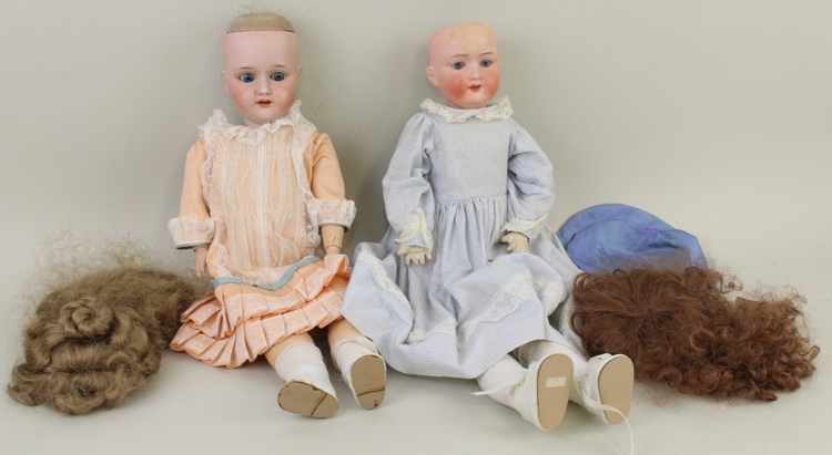 Image for Online Only - Antique German Bisque Dolls & Body Parts: 1-16-18