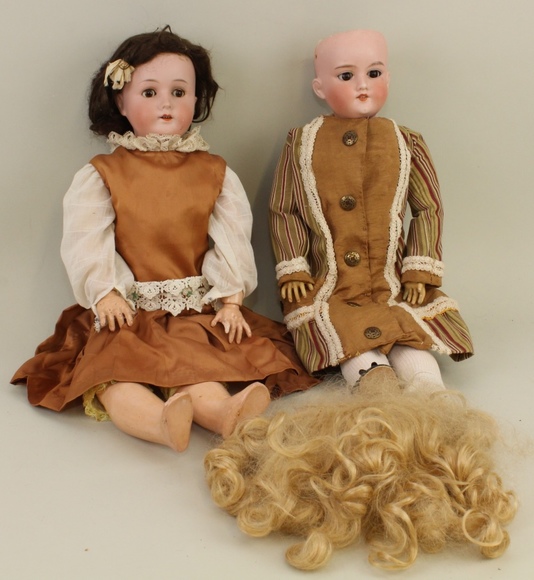 Image for Online Only - Antique German Bisque Dolls & Body Parts: 1-16-18
