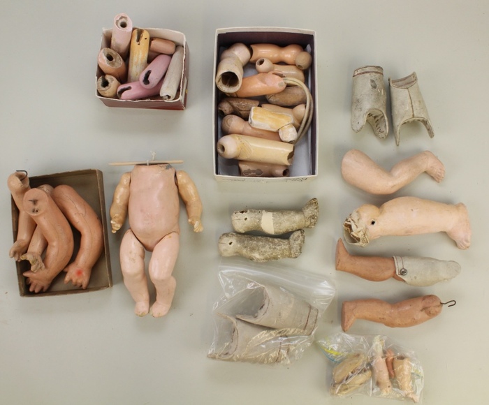 Image for Online Only - Antique German Bisque Dolls & Body Parts: 1-16-18