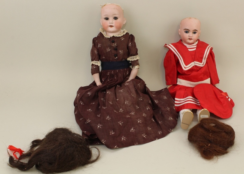 Image for Online Only - Antique German Bisque Dolls & Body Parts: 1-16-18