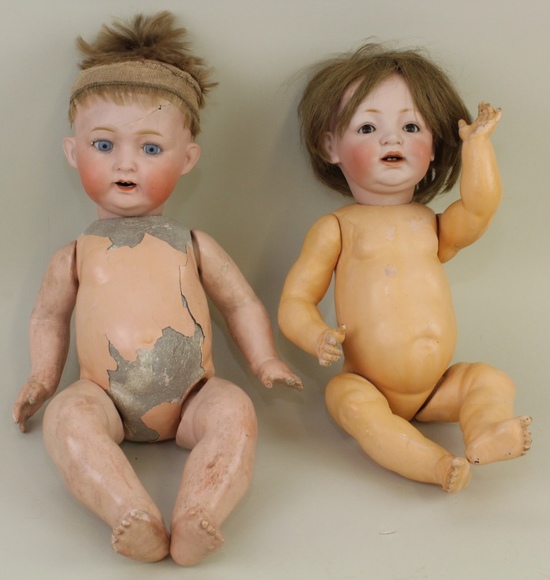Image for Online Only - Antique German Bisque Dolls & Body Parts: 1-16-18