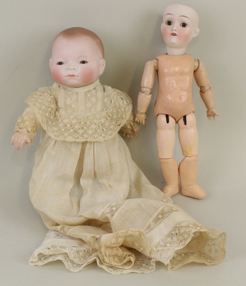 Image for Online Only - Antique German Bisque Dolls & Body Parts: 1-16-18