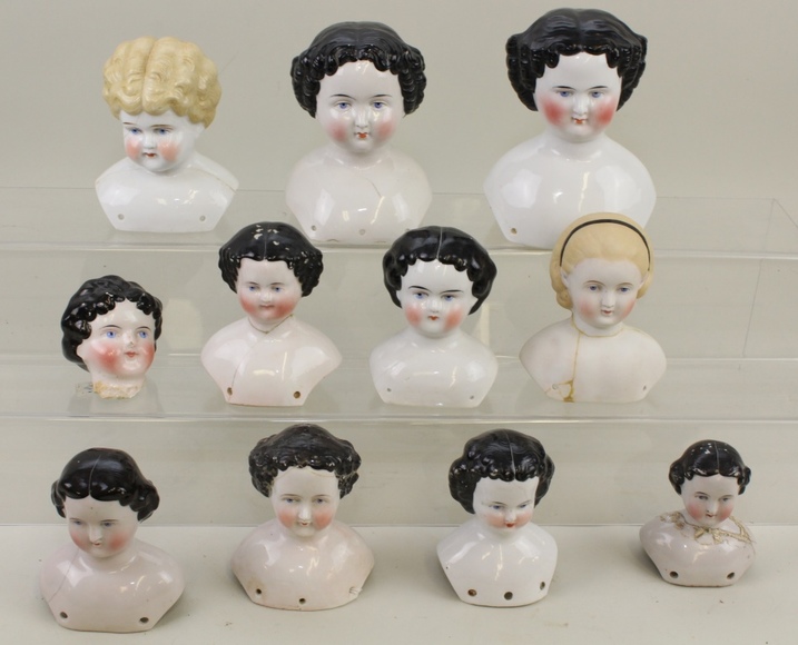 Image for Online Only - Antique German Bisque Dolls & Body Parts: 1-16-18