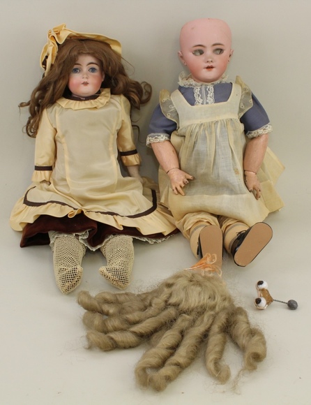 Image for Online Only - Antique German Bisque Dolls & Body Parts: 1-16-18