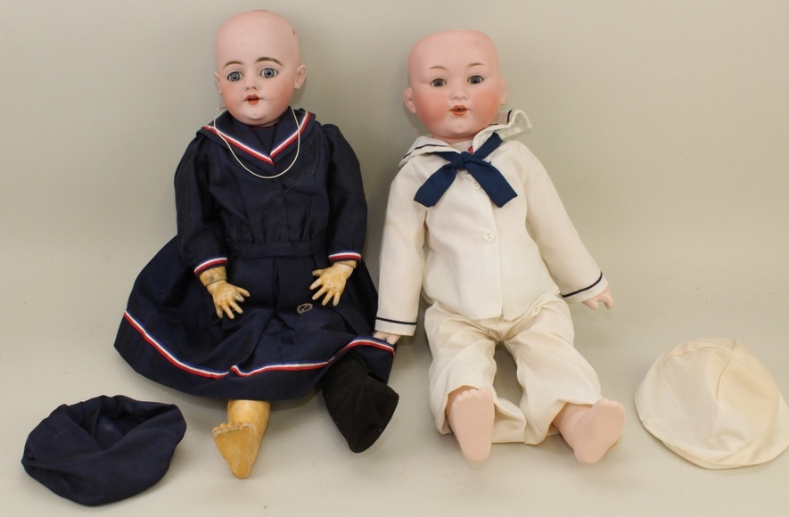 Image for Online Only - Antique German Bisque Dolls & Body Parts: 1-16-18