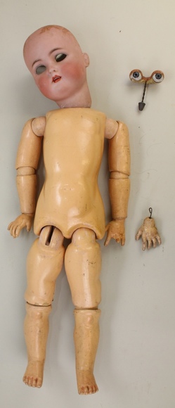 Image for Online Only - Antique German Bisque Dolls & Body Parts: 1-16-18