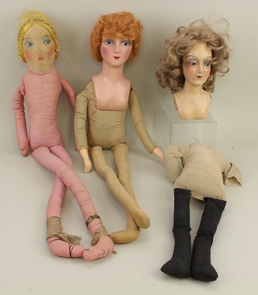Image for Online Only - Antique German Bisque Dolls & Body Parts: 1-16-18