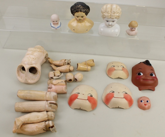 Image for Online Only - Antique German Bisque Dolls & Body Parts: 1-16-18