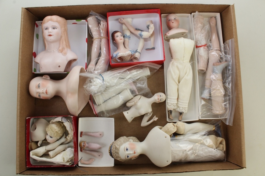 Image for Online Only - Antique German Bisque Dolls & Body Parts: 1-16-18