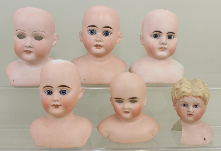 Image for Online Only - Antique German Bisque Dolls & Body Parts: 1-16-18