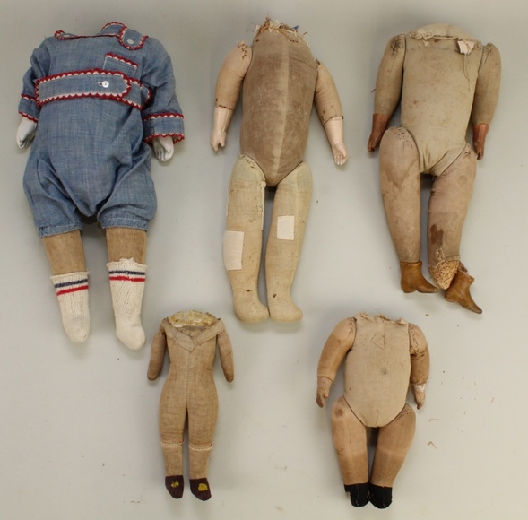 Image for Online Only - Antique German Bisque Dolls & Body Parts: 1-16-18